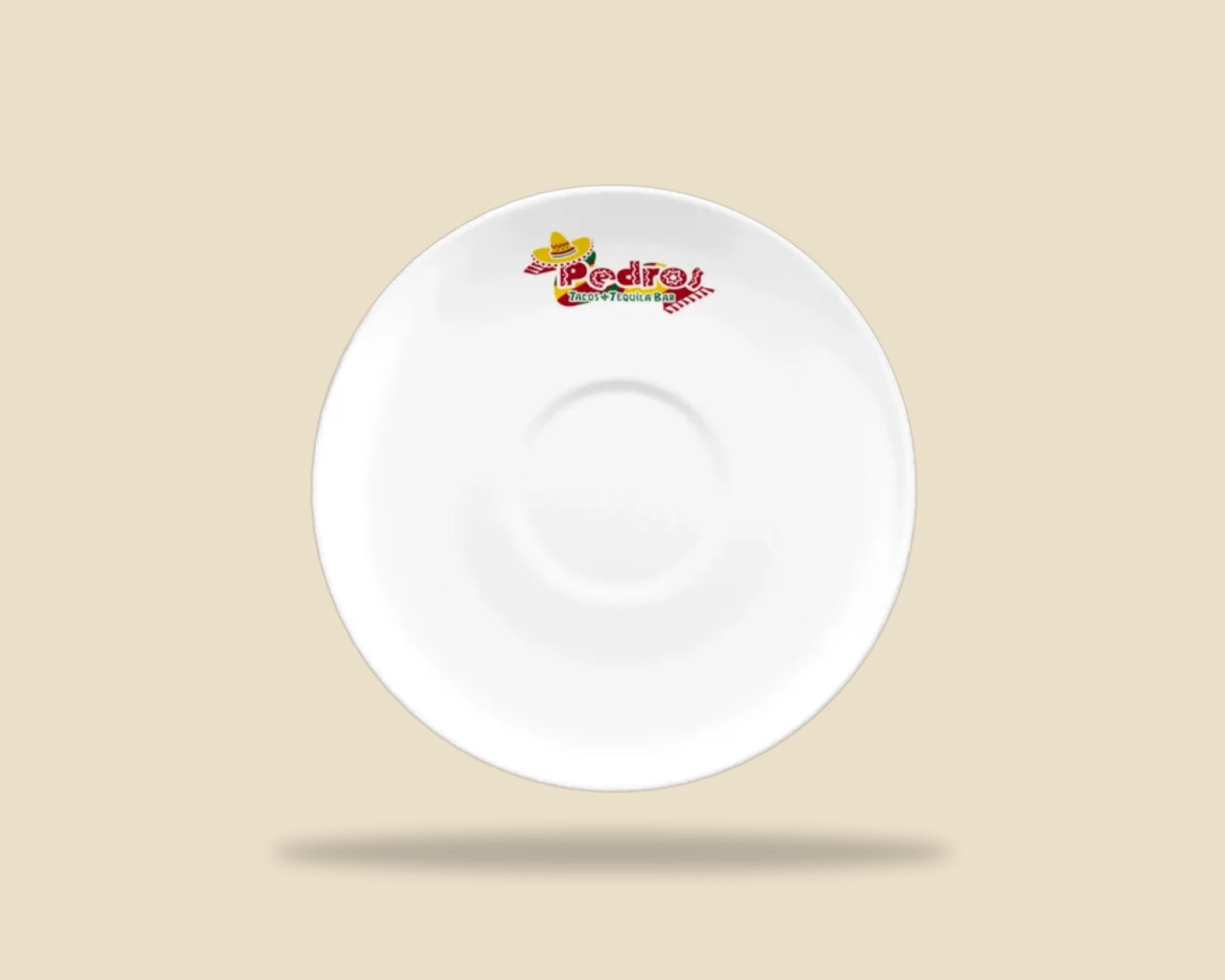 Plato Cafe 6 Inches — Anfora Blanco artesanal de Tonalá, Jalisco