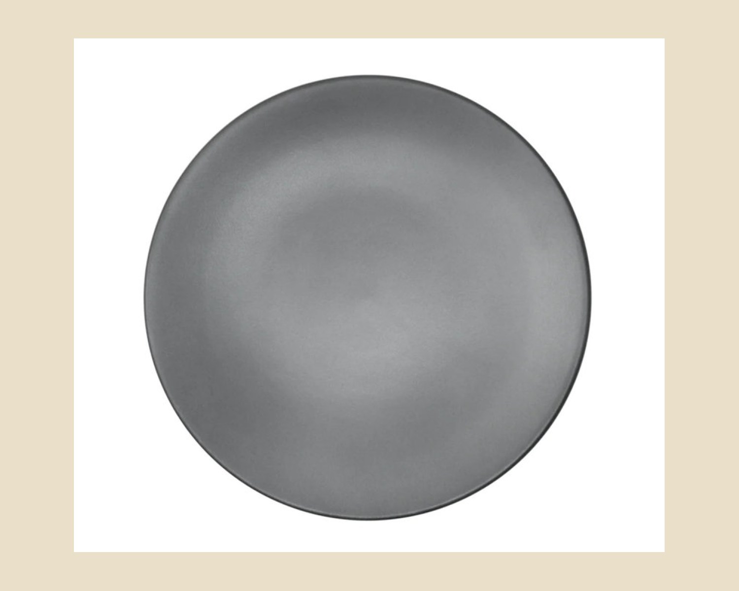 Plato Trinche 27 cm | Gris Denali Mate