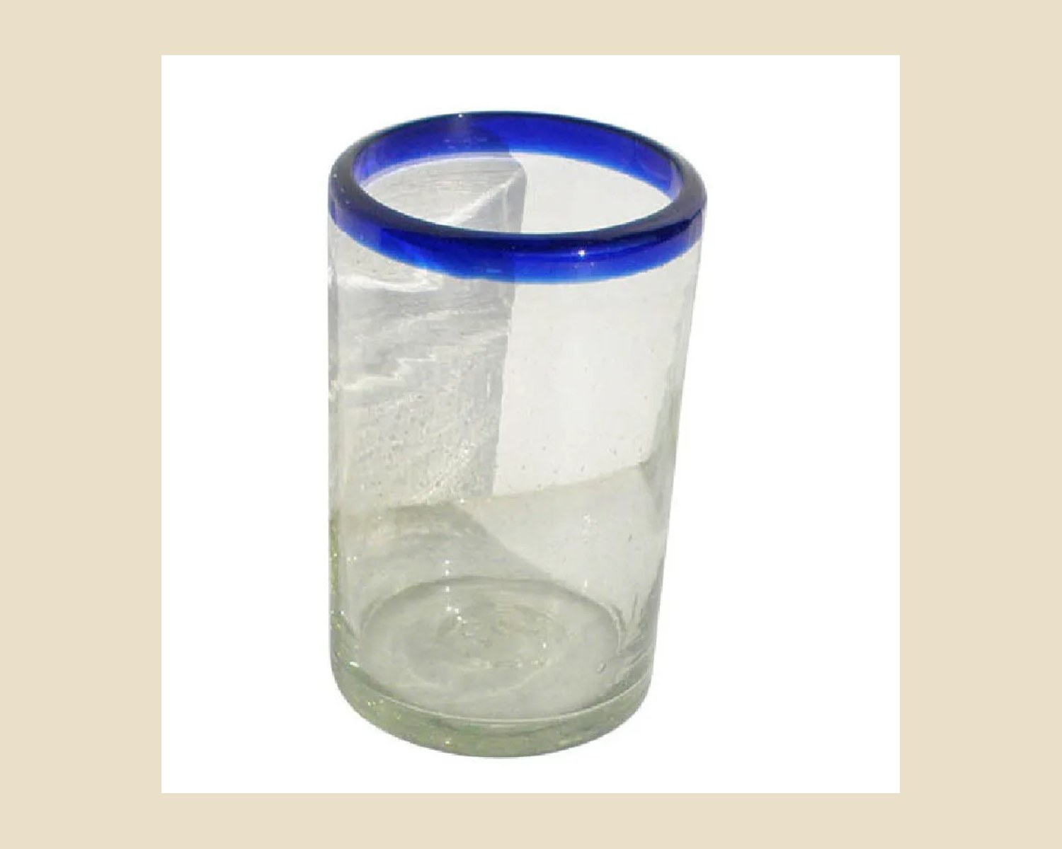 VASO DE VIDRIO — Accesorios artesanal de Tonalá, Jalisco